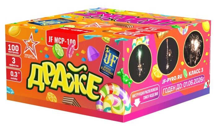 ДРАЖЕ 100 залпов Joker Fireworks артикул JF MCP-100 