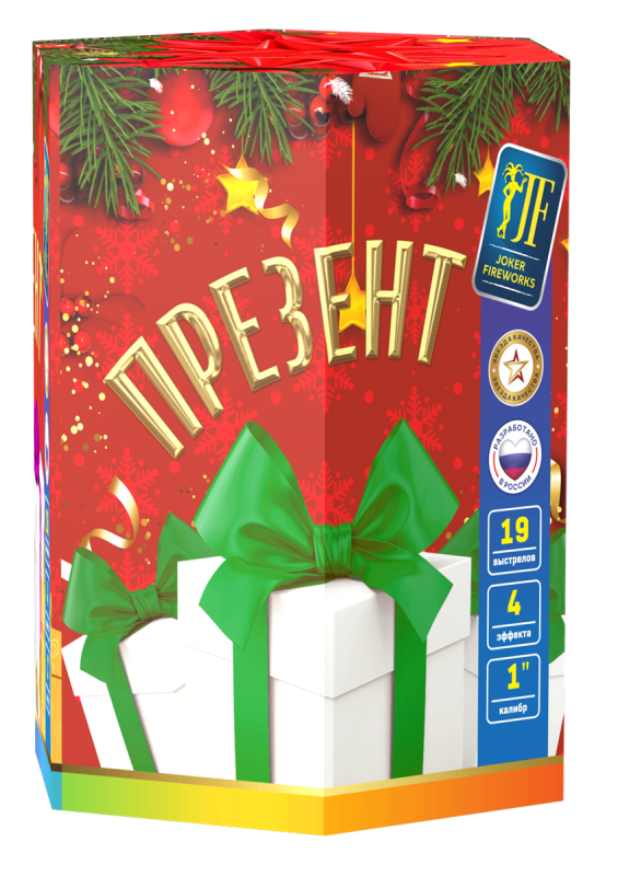 Презент 19 залпов Joker Fireworks артикул JF C25-19/01 