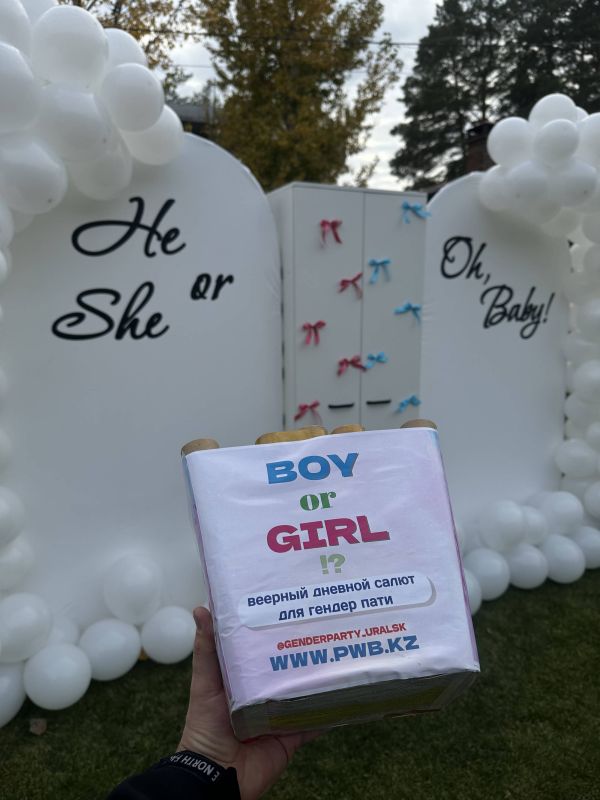 Дневной Веерный Гендер Пати 20 залпов Joker Fireworks артикул  