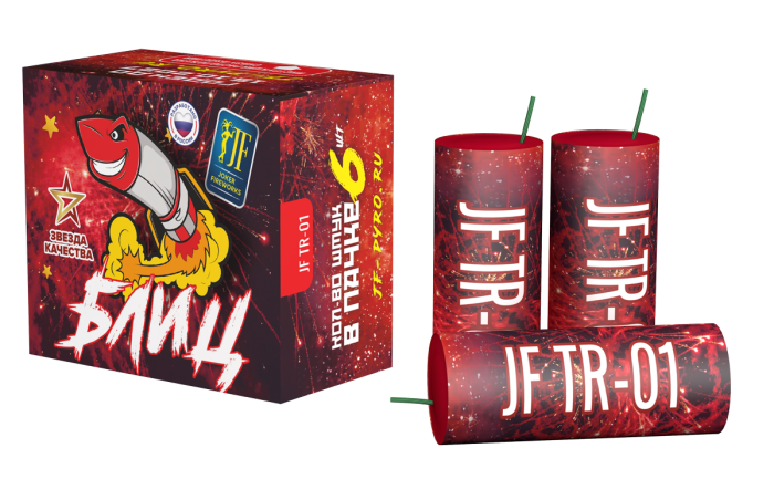 Ракета Батарейка Блиц Joker Fireworks артикул JF TR-1 