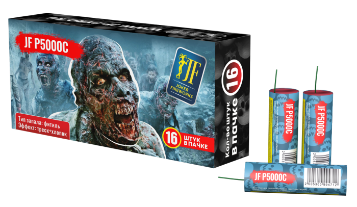 МЕГА ЗОМБИ P5000C Joker Fireworks артикул JF P5000C 