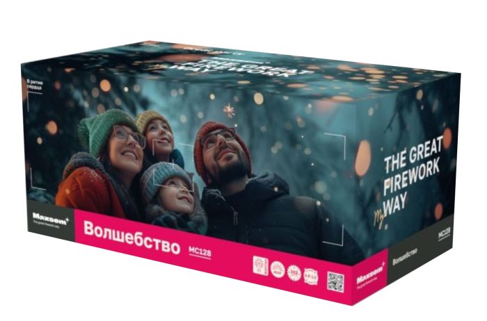 Волшебство 102 залпа 0.8 - 1 - 1.2" Maxsem артикул MC128 