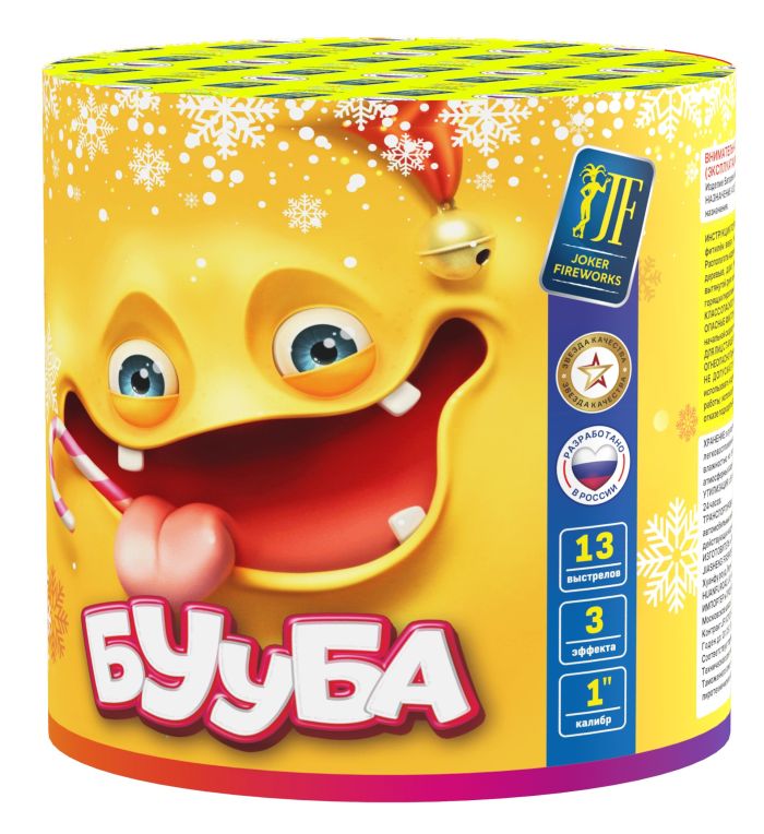 Бууба 13 залпов 1" Joker Fireworks артикул JF C25-13/03U 
