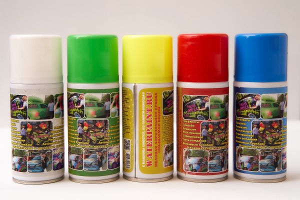 Смываемая краска WATERPAINT