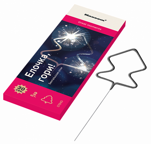 Бенгальские огни Елочка, гори! 0784D Maxsem артикул 0784D 