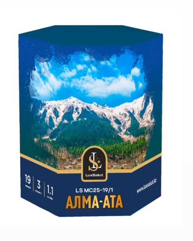 Алма-Ата 19 залпов 1.1" СалютЛюкс артикул  